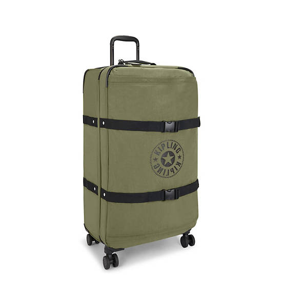 Valises Kipling Spontaneous Large Rolling Vert Olive | FR 1468SG